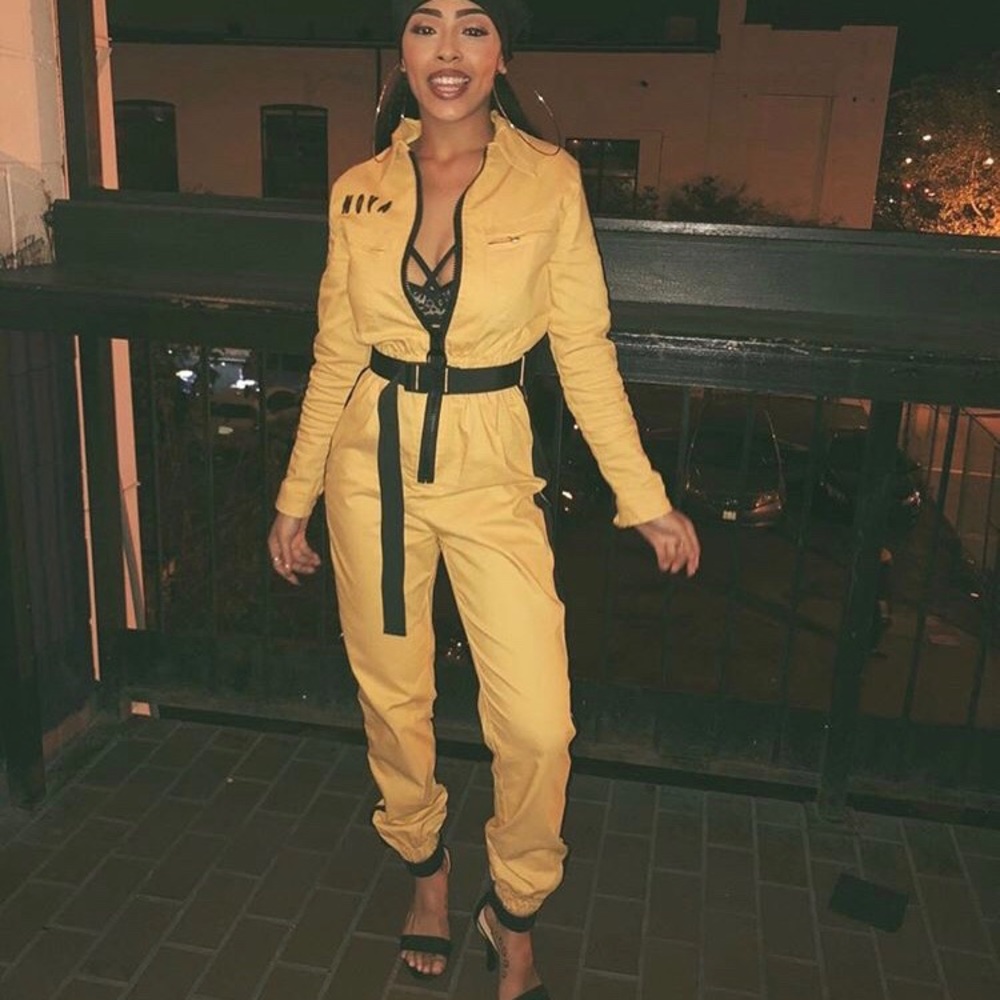 Mustard Jumpsuit (Fashion Nova)